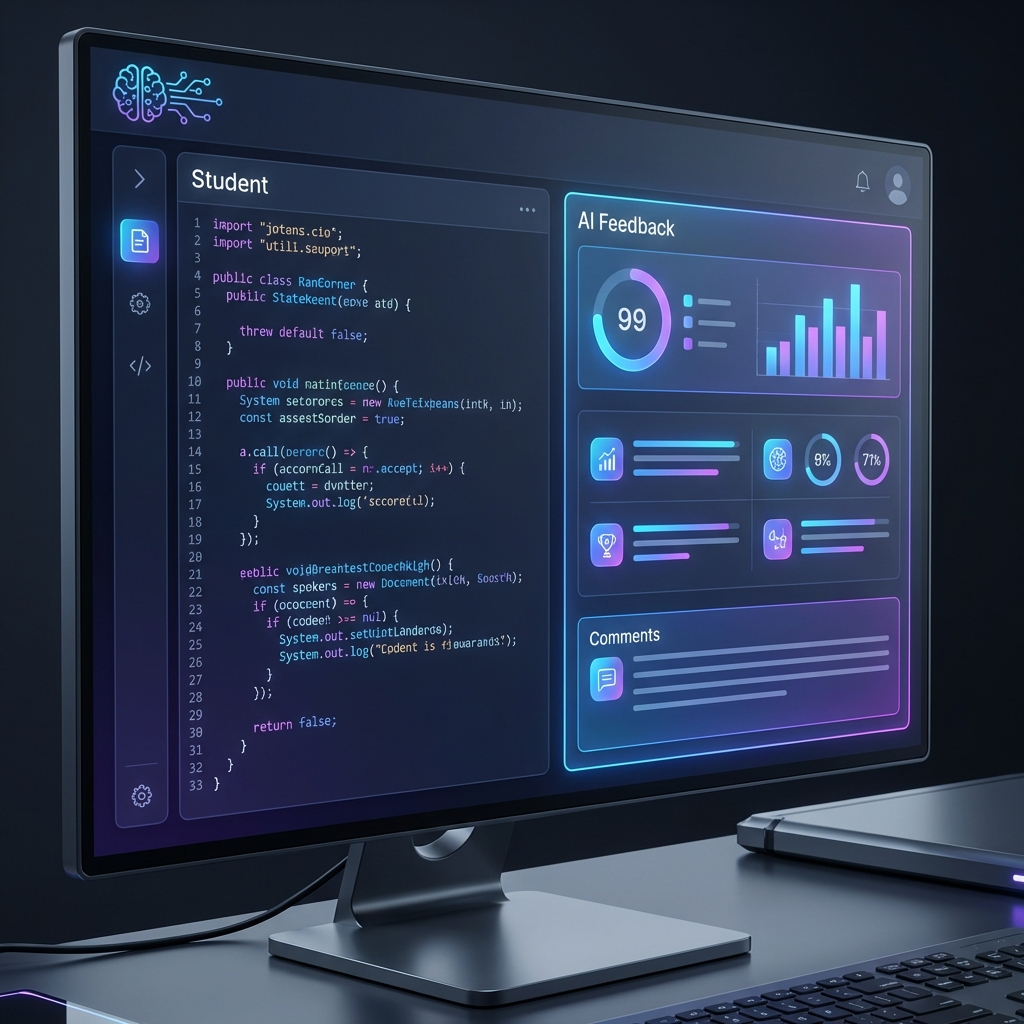 AI-Driven Student Grader mockup